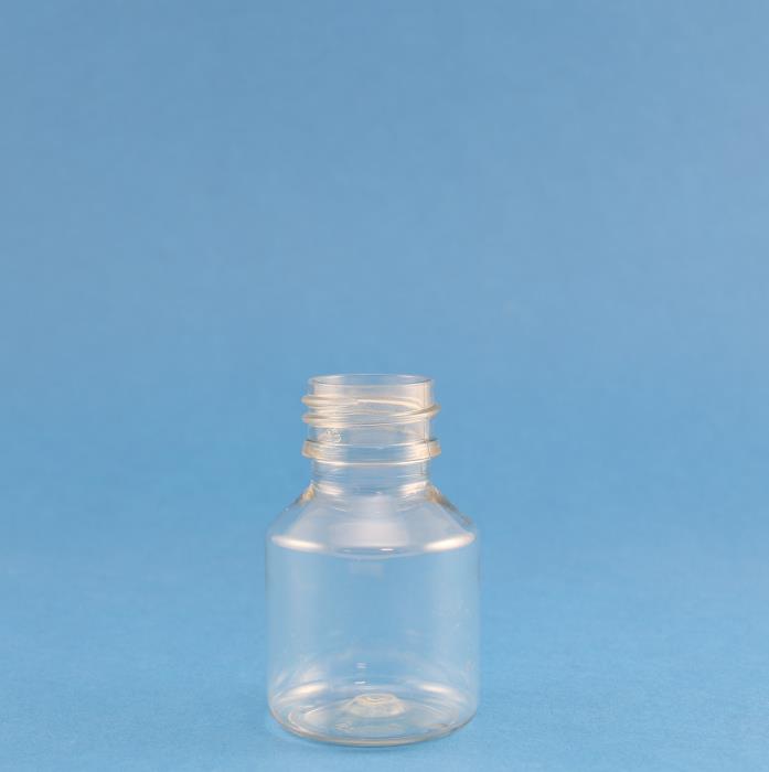 50ml Single Shot Alpha Veral Bottle Clear PET 28mm Neck